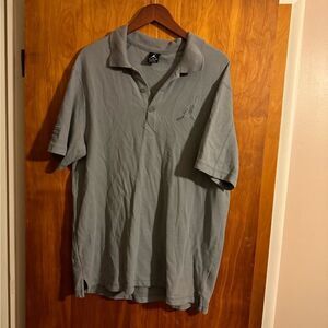 Mens Nike Jordan Brand Polo Shirt XL Gray